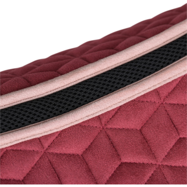 2026 WeatherBeeta Suede Elite Air-Tec Dressage Saddle Pad 1030346015 - Wine Plum